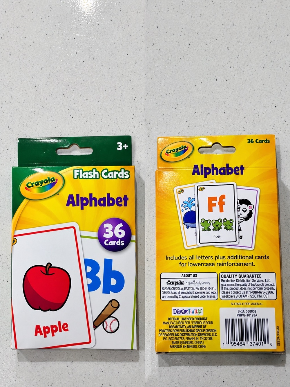 Crayola Alphabet Flashcards